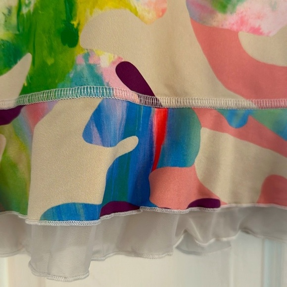 Women Sofibella UV Colors Print 14 Inch Womens Tennis Skort Size Medium - Picture 4 of 8